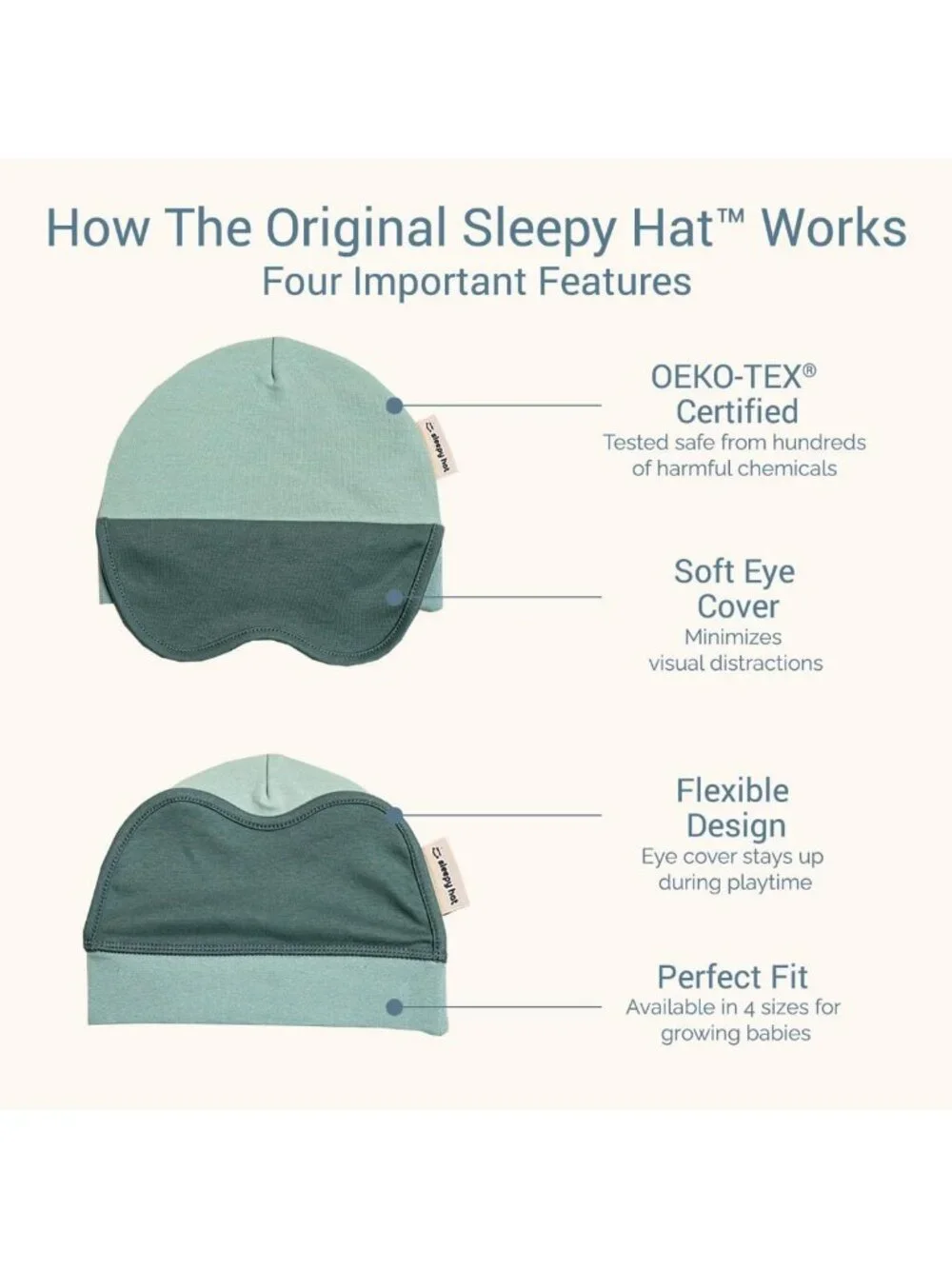 Cozy Baby Sleep Mask & Soft Eye Shade - Perfect for Newborns, Travel Gifts